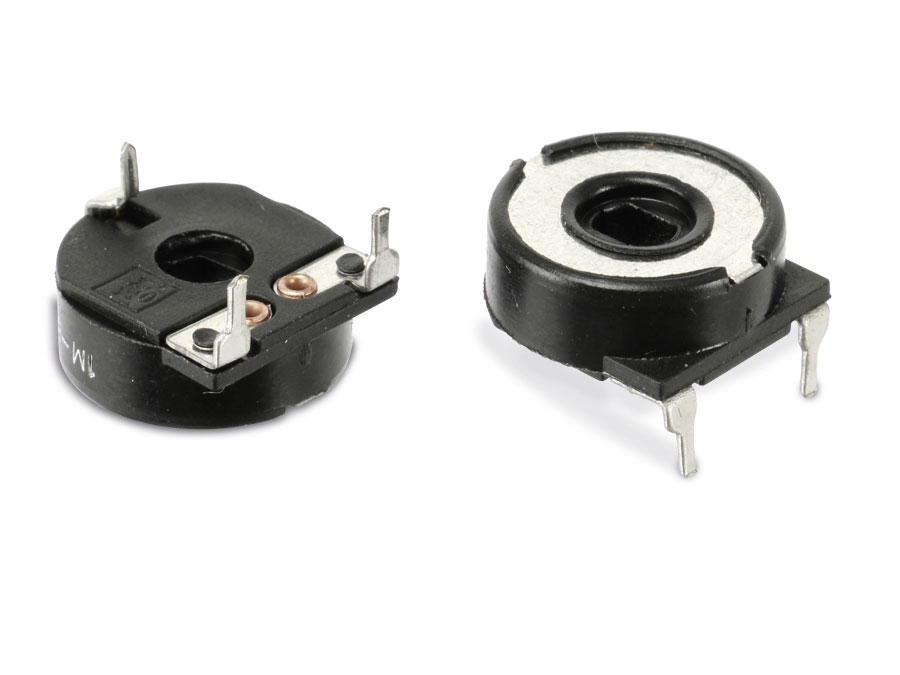 ISKRA Potentiometer PNZ18DZA, 1 MΩ, RM10, 10 Stück