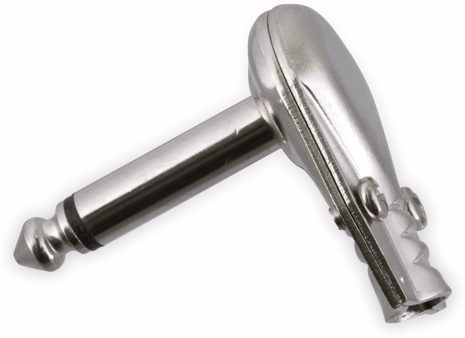 S-IMPULS Klinkenstecker, 6,3 mm, mono, Metall, 90°