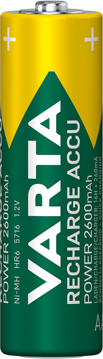 VARTA NiMH-Mignon-Akku 5716, 2600 mAh, 2 Stück