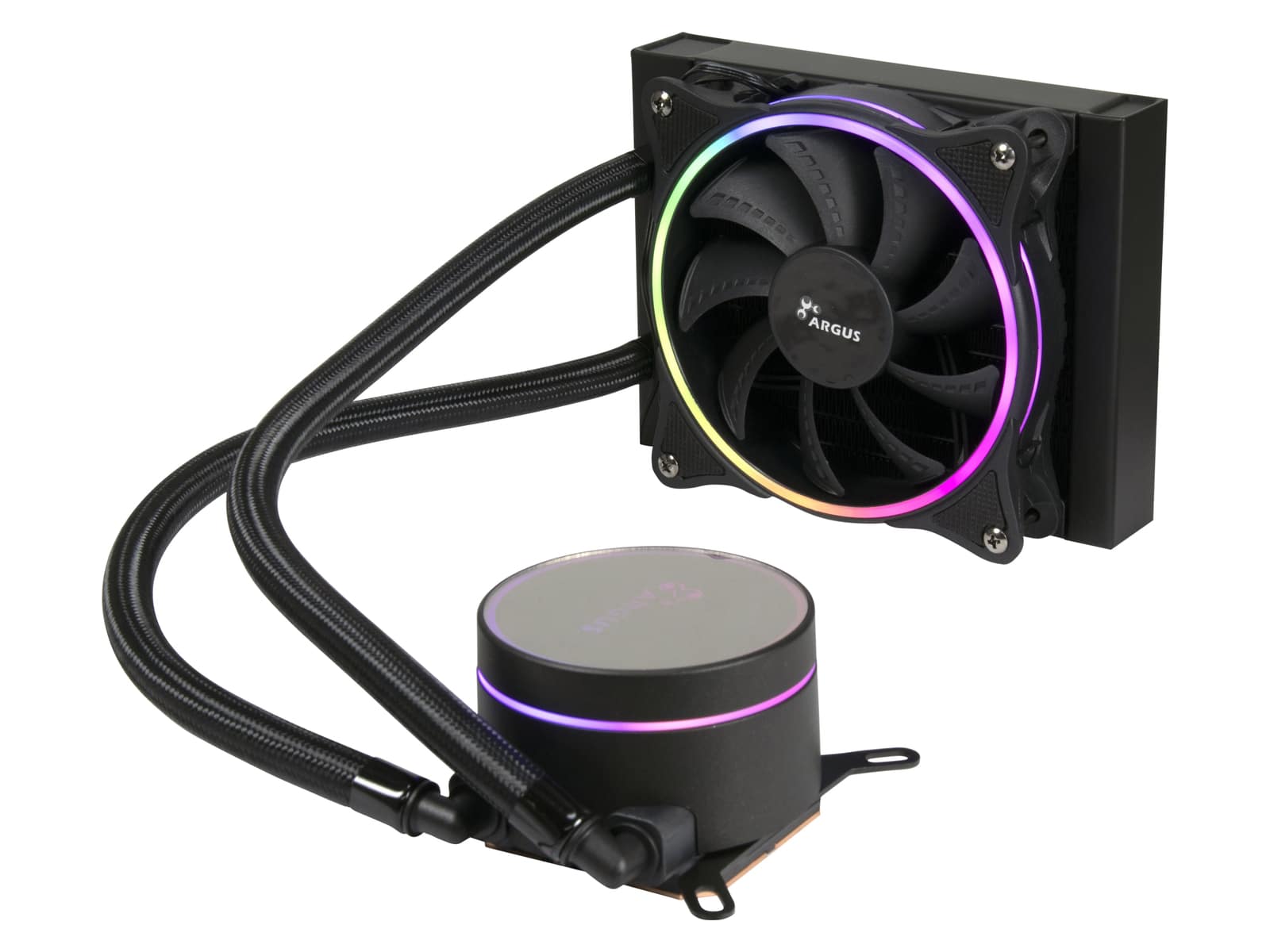 Image of INTER-TECH Wasserkühlung Argus Iceman LC-120 RGB
