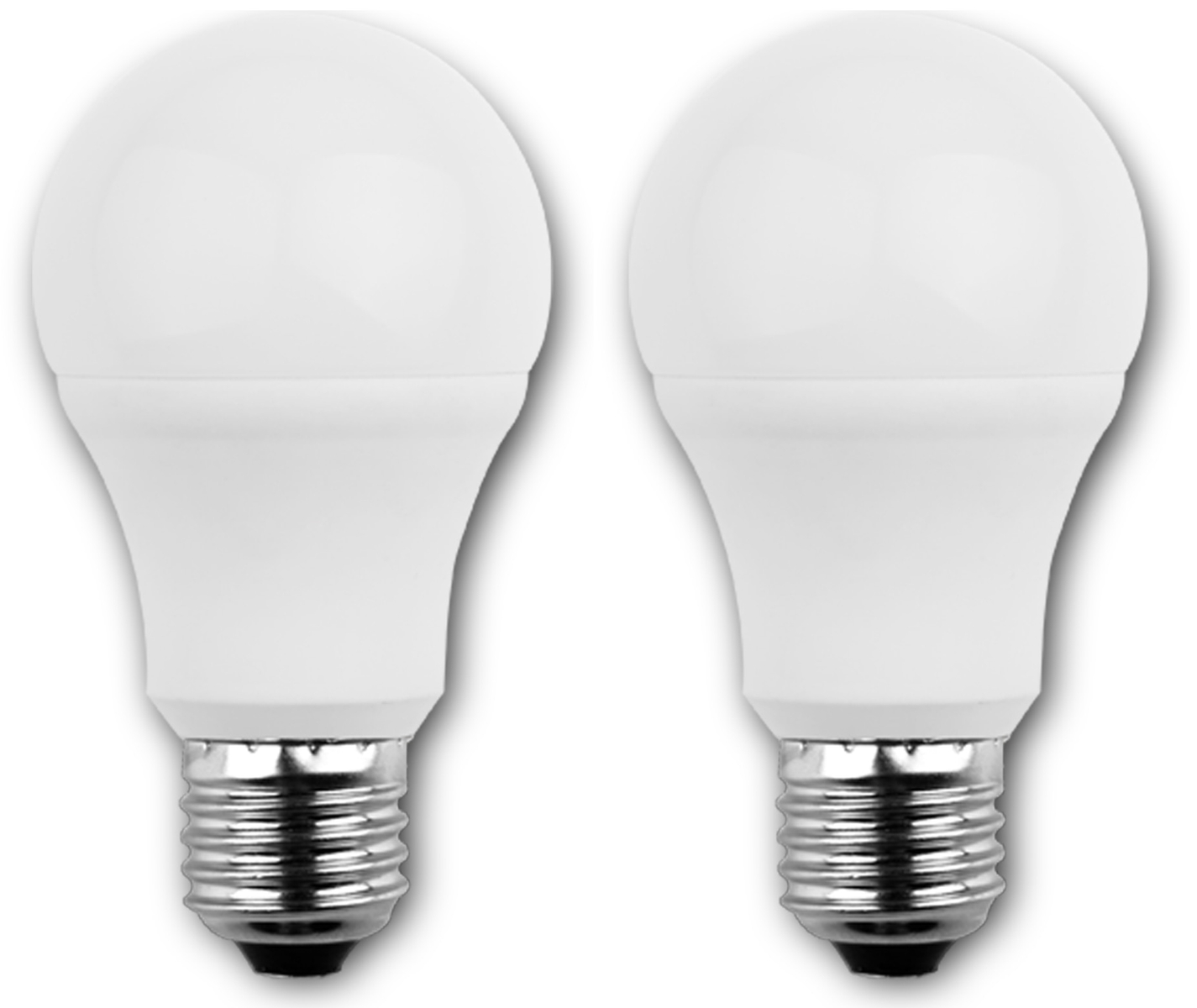 Image of BLULAXA LED-Lampe A60, E27, 10 W, 1055 lm, 2700 K, 2 Stück