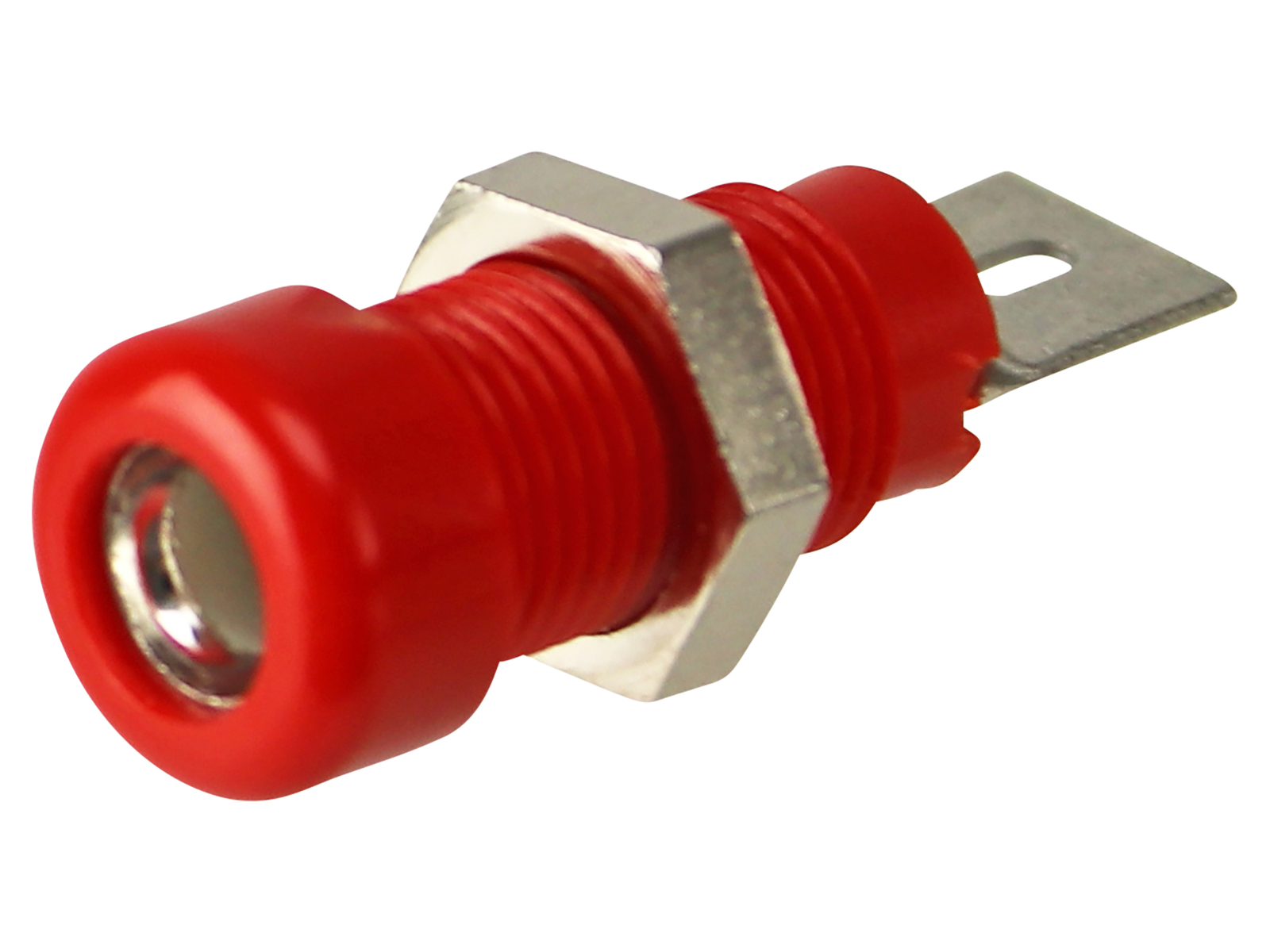 SCHÜTZINGER Einbaubuchse IBU9213RT, 4 mm, rot