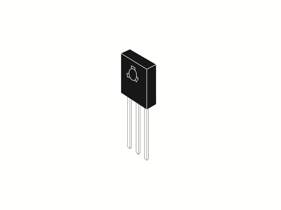 Transistor BD 138-16, PNP, 60 V, 1,5 A