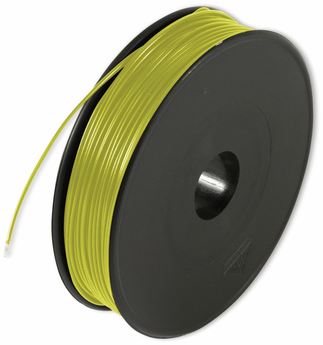RAUTRONIC Litze, 1x0,14, 100 m Spule, gelb, LIYV