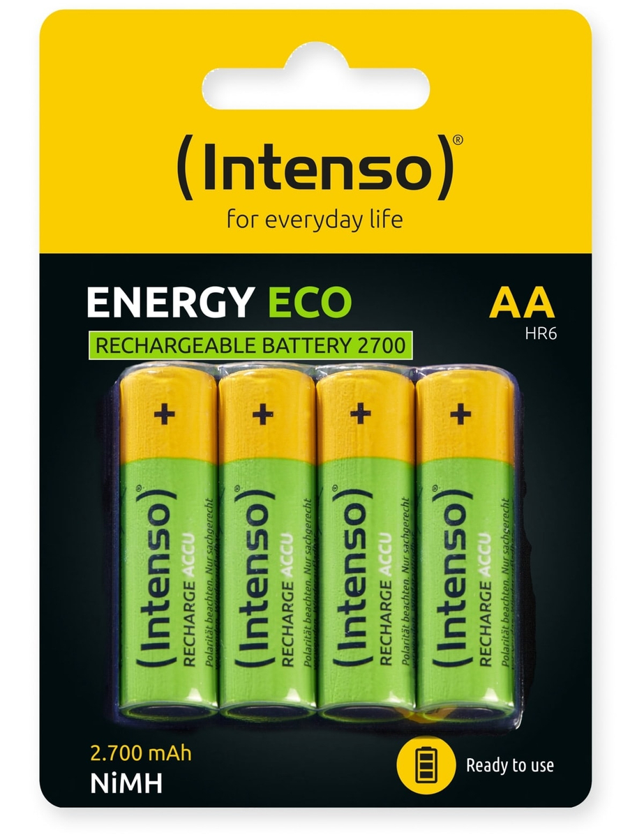 Image of INTENSO NiMH-Mignon-Akku HR6, 2600 mAh, 4 Stück