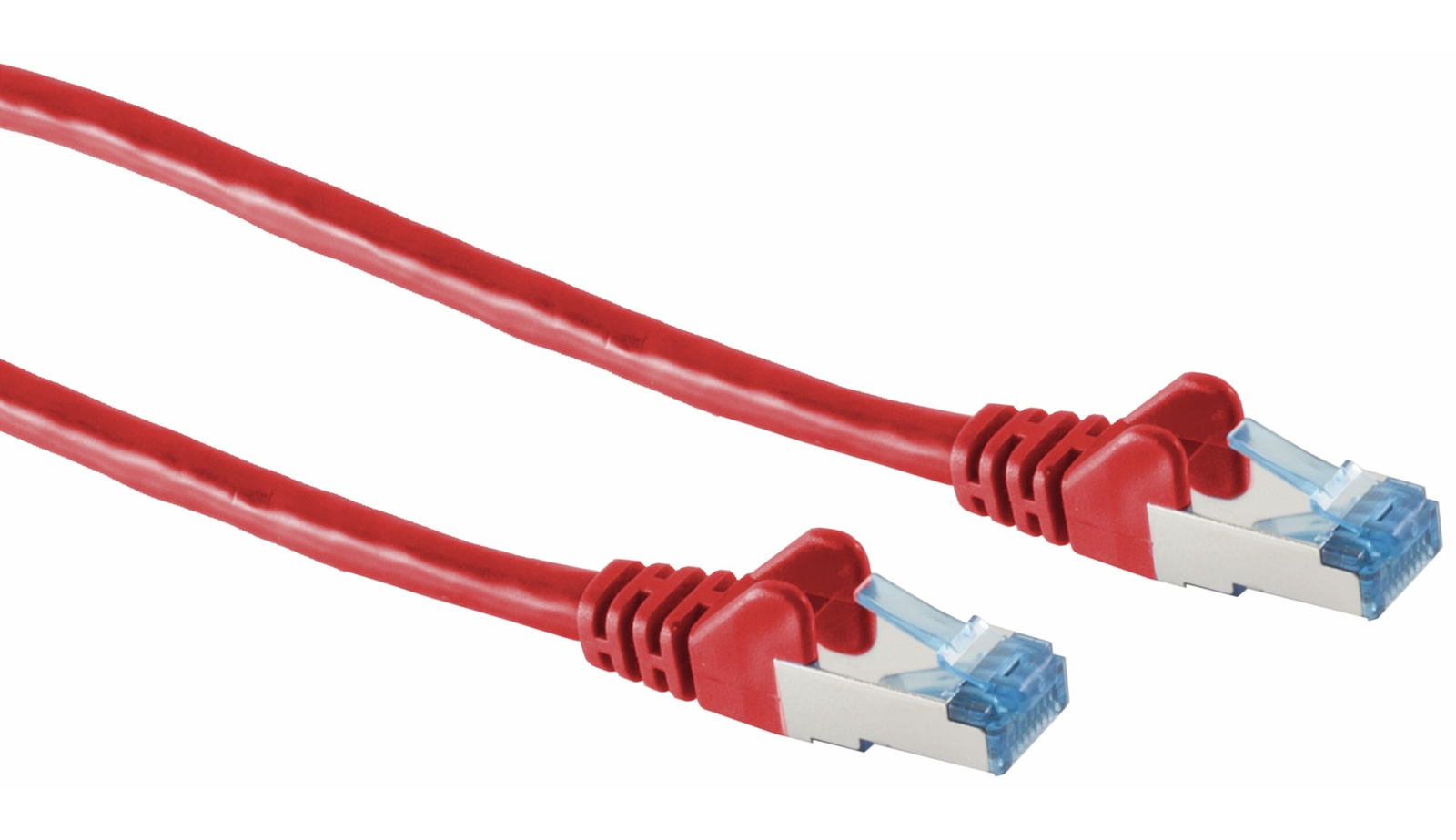 Eneroid - CAT6A Patchkabel s-ftp pimf rot 10 m