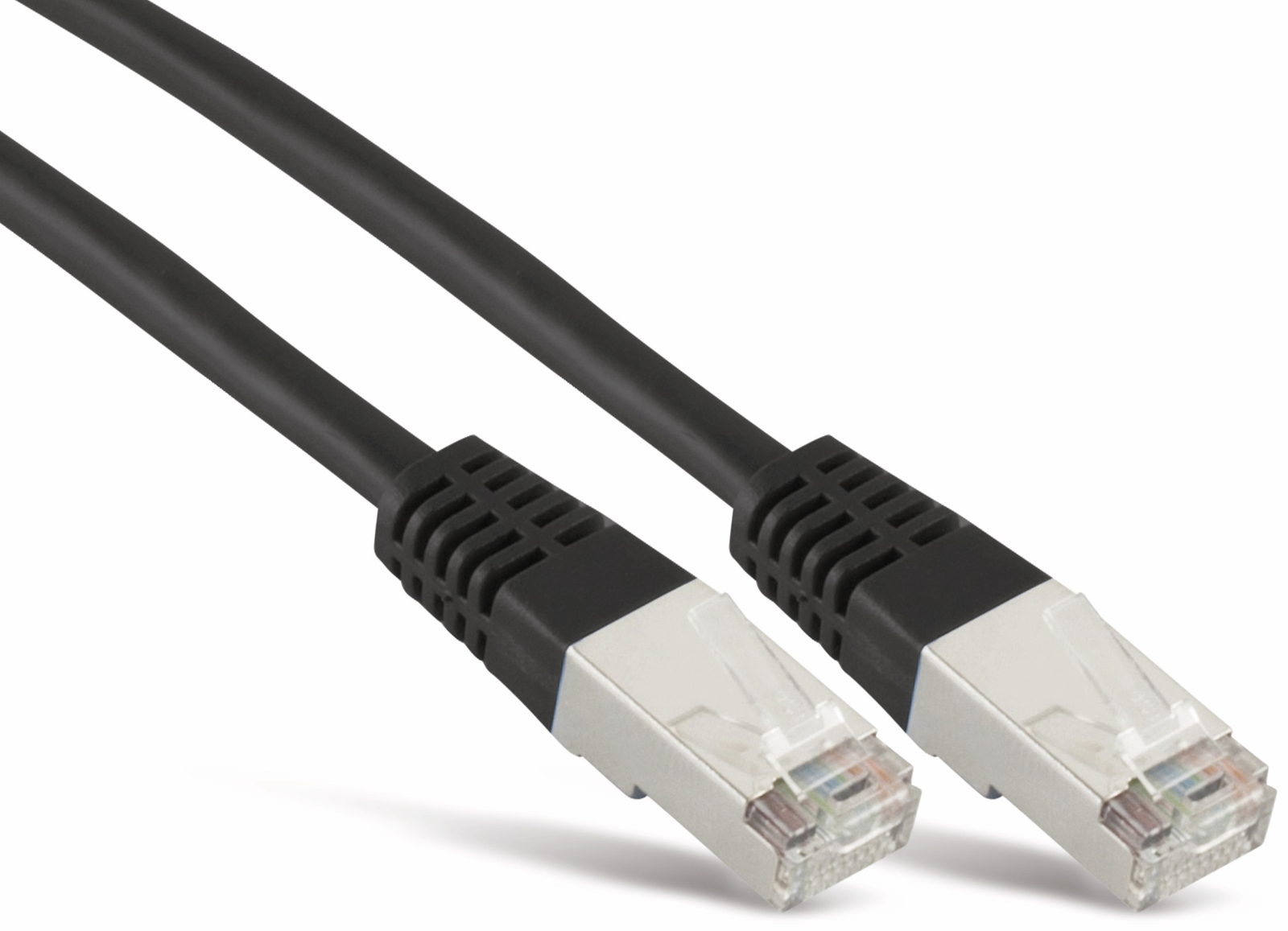 S-IMPULS CAT.6 Patchkabel, 0,5 m, schwarz, S-FTP, PIMF