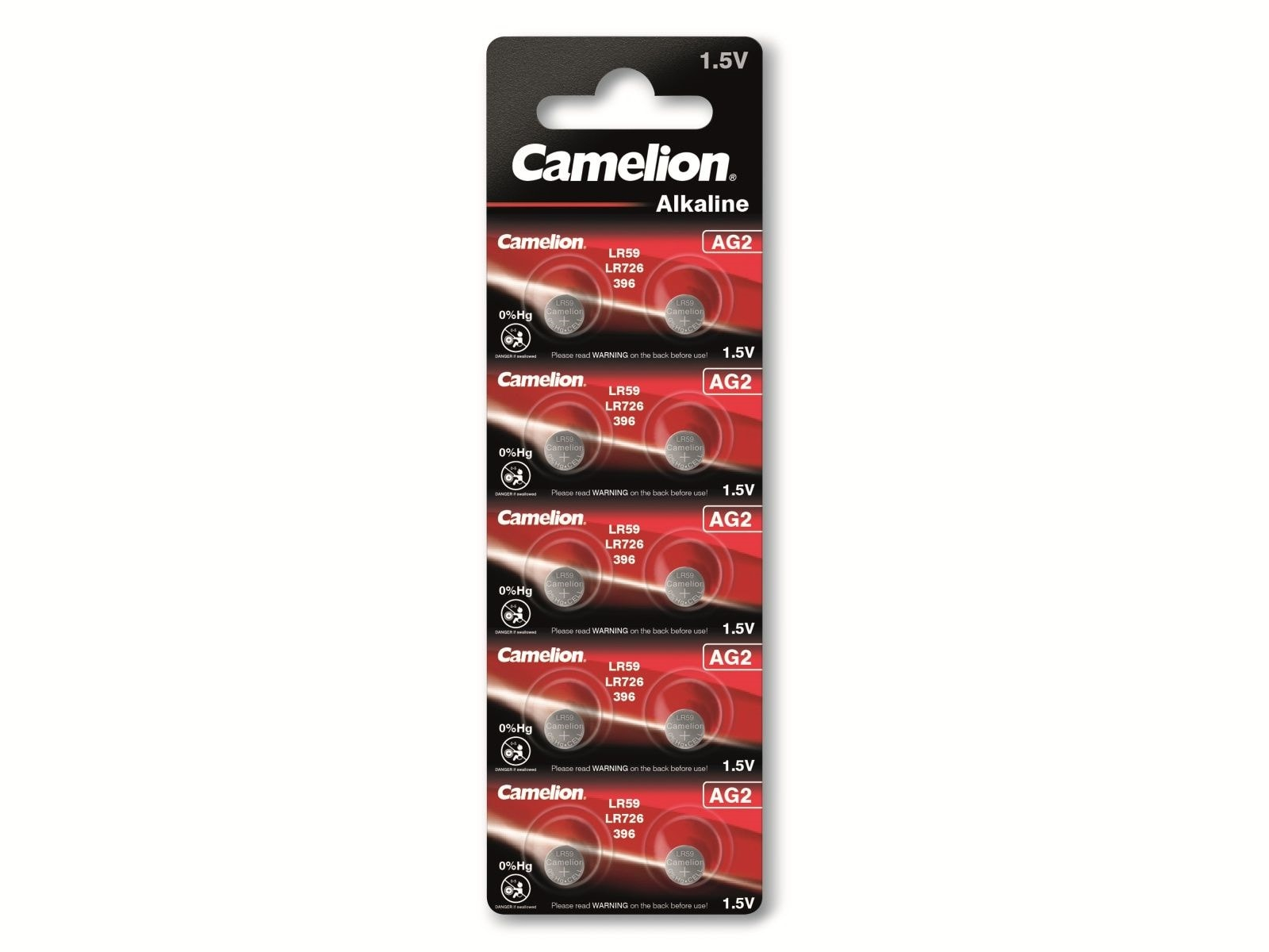 Image of CAMELION Knopfzelle AG2, 10 St.