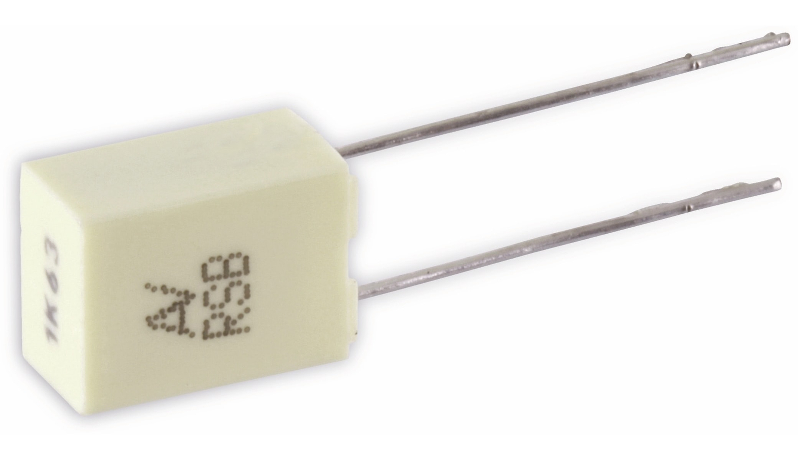 Folienkondensator, 1 µF, 63 V, radial, RM 5