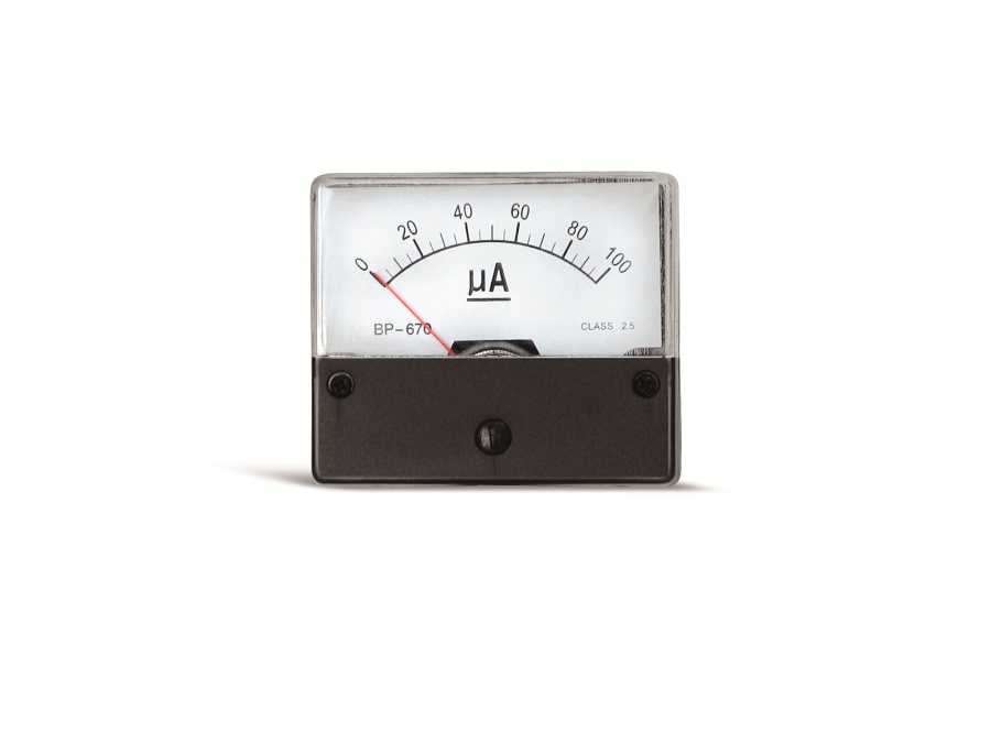 Image of Einbau-Messinstrument, 0...100 µA DC