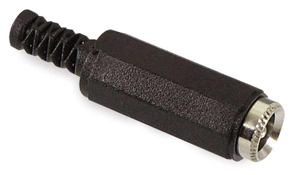 DC jack with cable protector