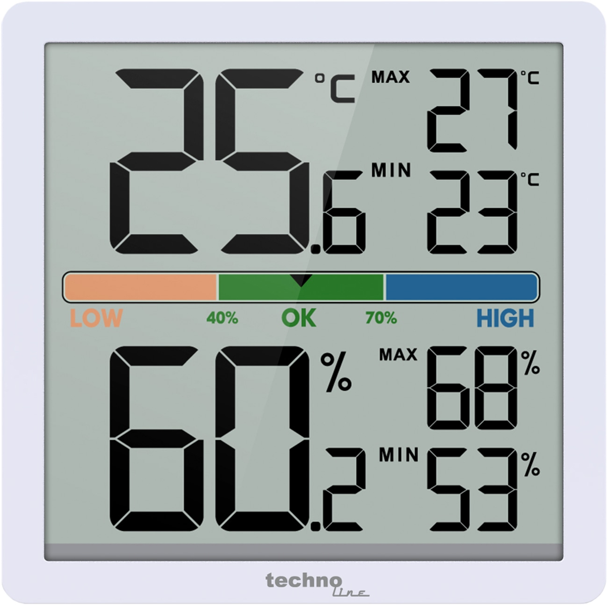 Image of TECHNOLINE Digitales Thermometer-Hygrometer WS9472