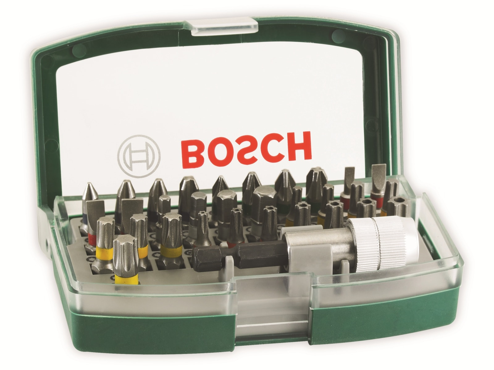 Image of BOSCH Schrauberbit-Set, 32-teilig mit Farbcodierung