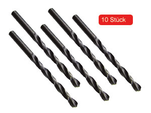 DAYTOOLS HSS-Spiralbohrer, Ø 1,00 mm, 10 Stück