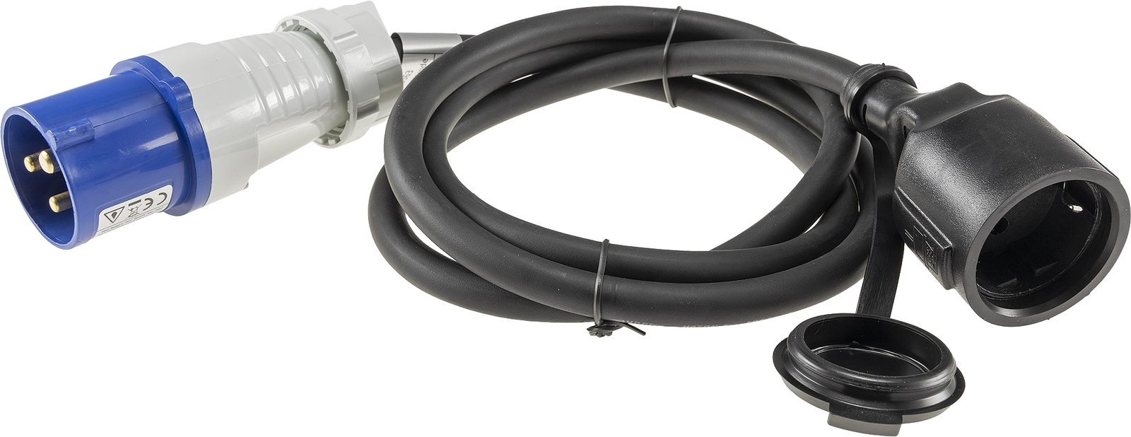 Image of CHILITEC CEE-Adapter 23363, 1,50 m, CEE auf Schutzkontaktkupplung