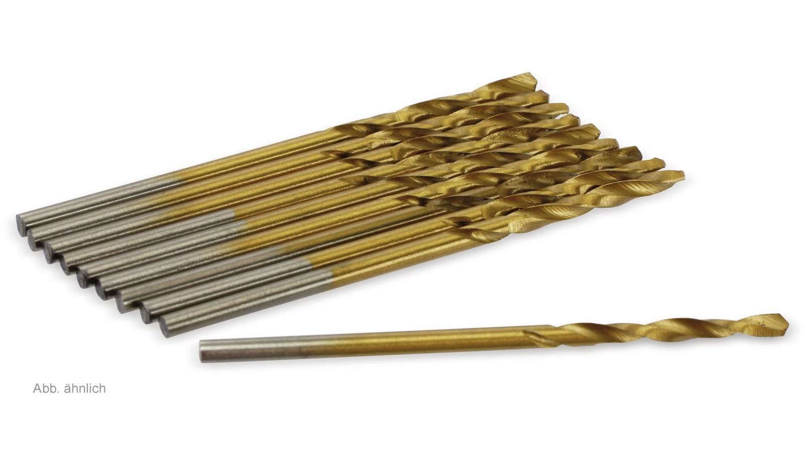 Image of DAYTOOLS HSS-Spiralbohrer, titaniumbeschichtet, Ø 3,00 mm, 10 Stück