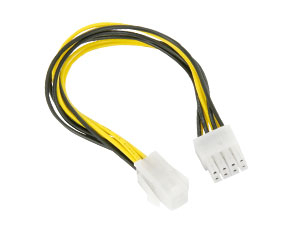 Image of AD PA011 - Mainboard Stromadapter 4 pin ATX/P4 > 8 pin EPS