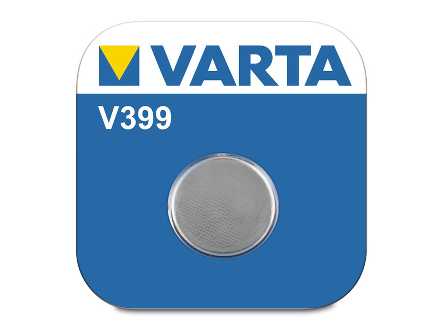 3x VARTA V399 Uhrenbatterien – Knopfzelle SR57 / SR927 / AG7, Silberoxid, Neu