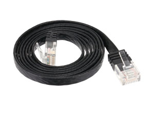 S-IMPULS CAT.6 Patchkabel, slim, 0,5 m, schwarz