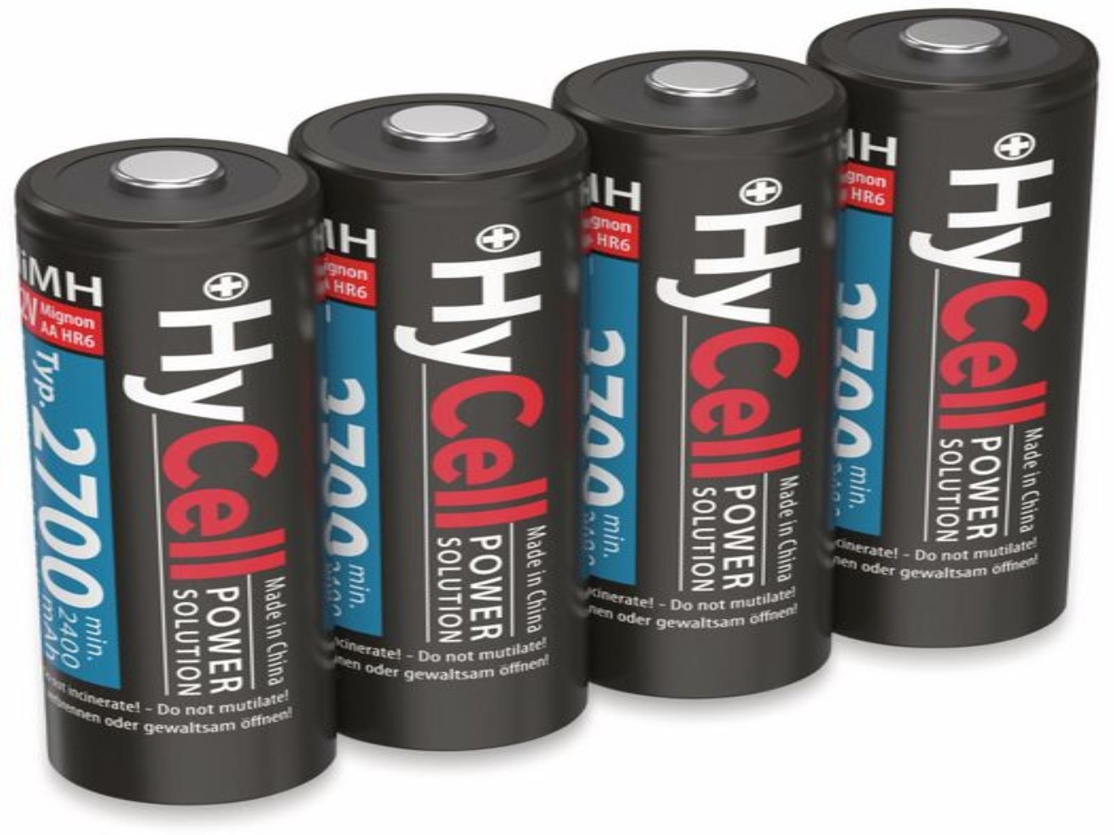 Image of ANS HC 4XAA2 - HyCell, NiMh Akku, AA (Mignon), 2700 mAh, 4er-Pack
