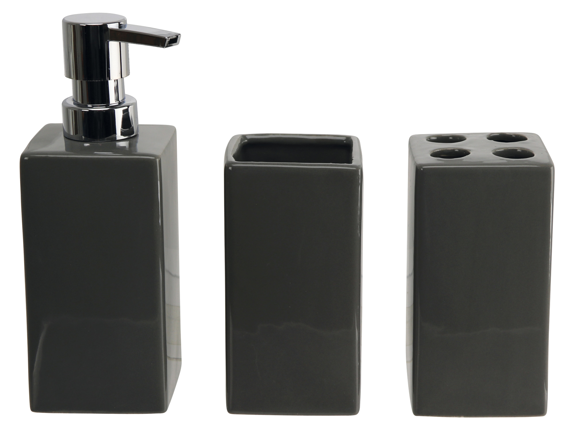 Ambesonne Badezimmer-Set 4-teilig Mit Duschvorhang, Badematte, Seifenspender & Zahnbürstenhalter – Magnolie Design