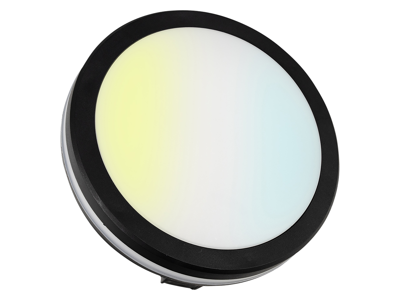 LUXULA LED-Deckenleuchte, 20W, EEK: F, 2000lm, CCT, IP65, schwarz/weiß