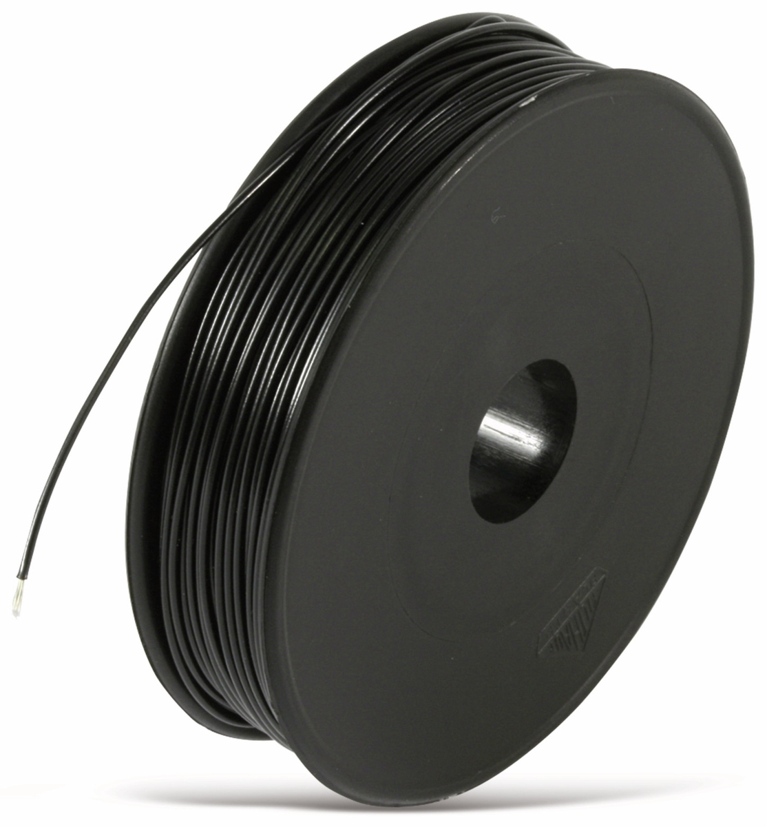 RAUTRONIC Litze, 1x0,50, 100m Spule, schwarz, LIYV
