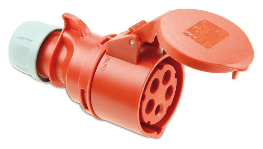 CEE-Kupplung Shark 5-polig 400 v 16 a IP44 - PCE