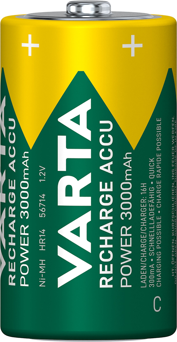 Image of VAR R2U C 2X - NiMh Akku, C (Baby), 3000 mAh, 2er-Pack