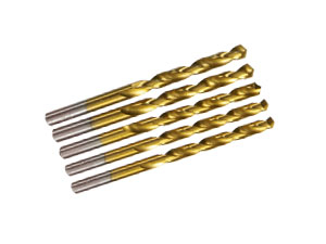 Image of DAYTOOLS HSS-Spiralbohrer, titaniumbeschichtet, Ø 12,50 mm, 5 Stück