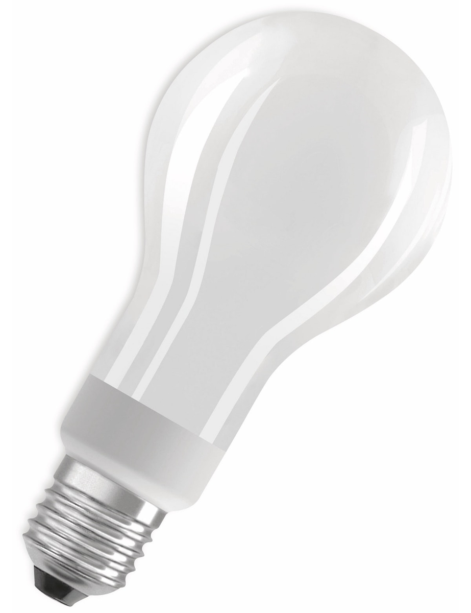 Dimmbare Filament led Lampe mit E27 Sockel Warmweiss (2700K) klassische Birnenform 18W Ersatz für 150W-Glühbirne matt led superstar classic a