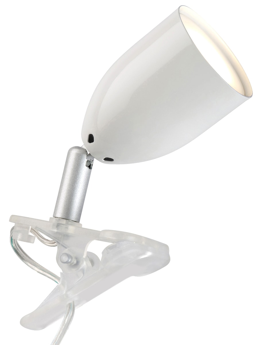 Image of BRILLIANT LED-Klemmleuchte Leo, 3 W, 250 lm, 3000 K, weiß