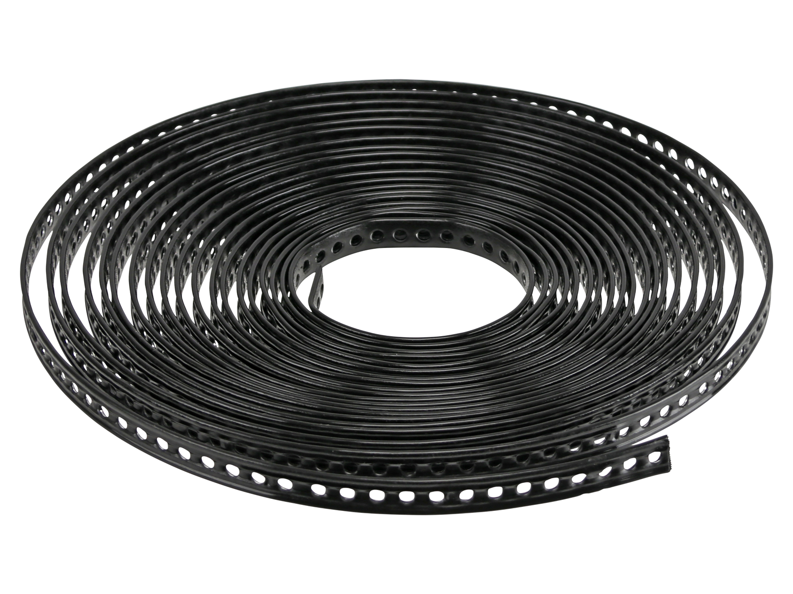 Montage-Lochband, 10 m, 14x2,6 mm, kunststoffummantelt
