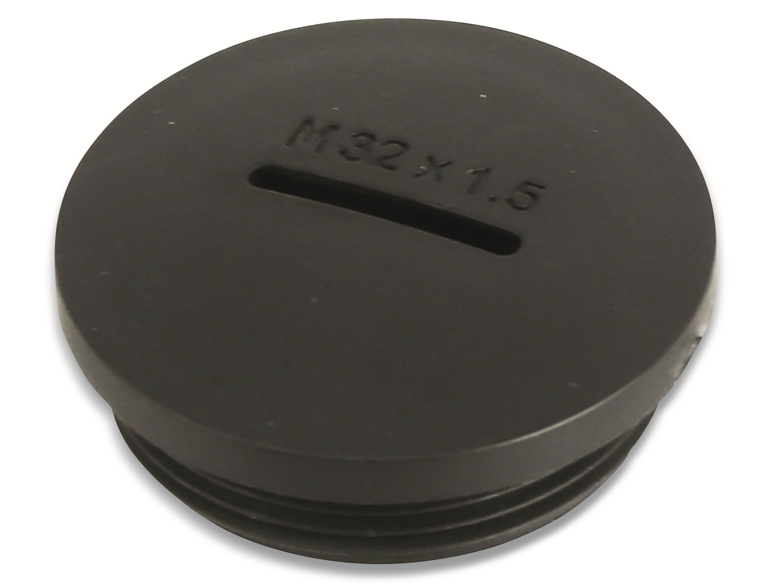 Verschlussschraube metrisch M32 schwarz - KSS