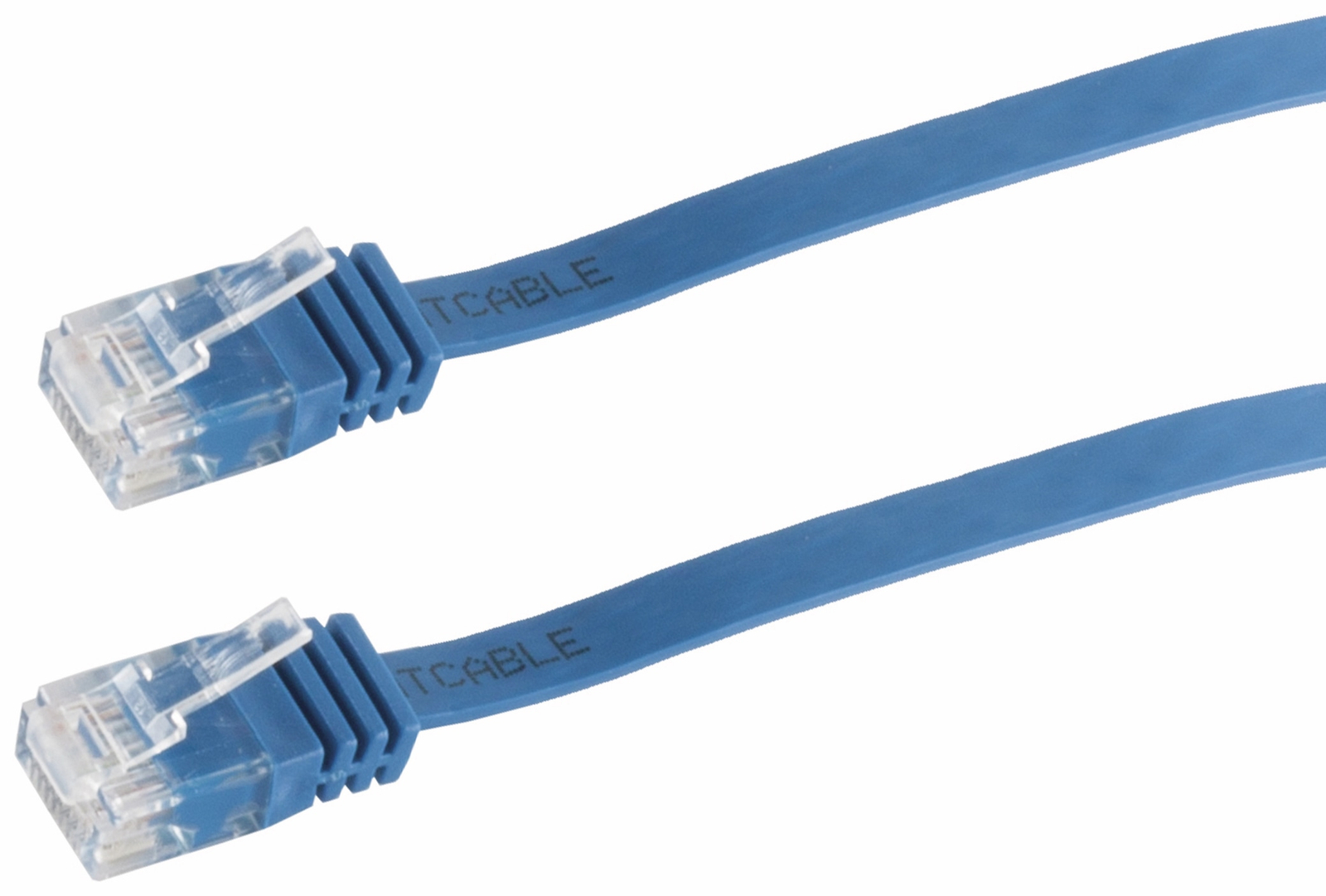 No_name - CAT6 Patchkabel Flachkabel u utp blau 15 m