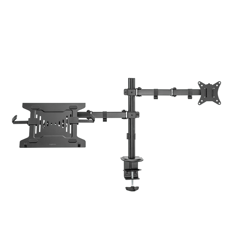 LOGILINK Monitorhalterung BP0175 2fach 17–32-Monitore, 10–15,6 Noteb./Tablets