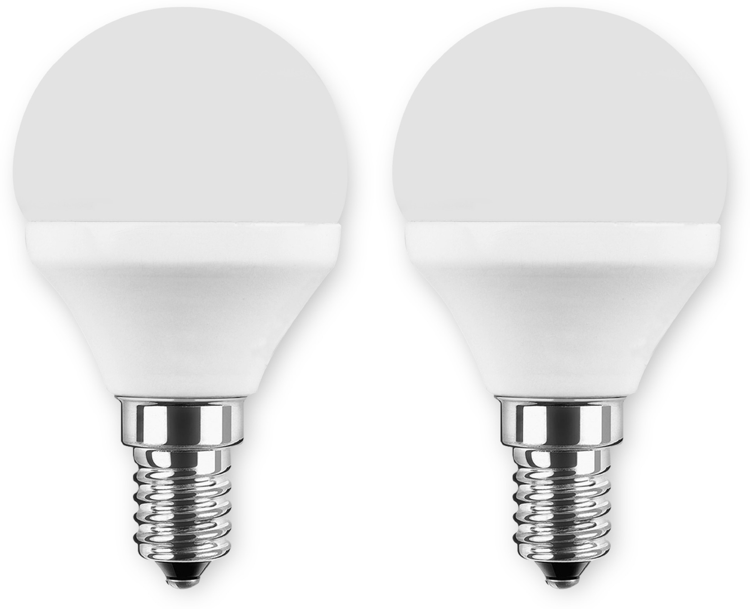 Image of BLULAXA LED-Lampe Mini Globe, E14, 5 W, 470 lm, 2700 K, 2 Stück