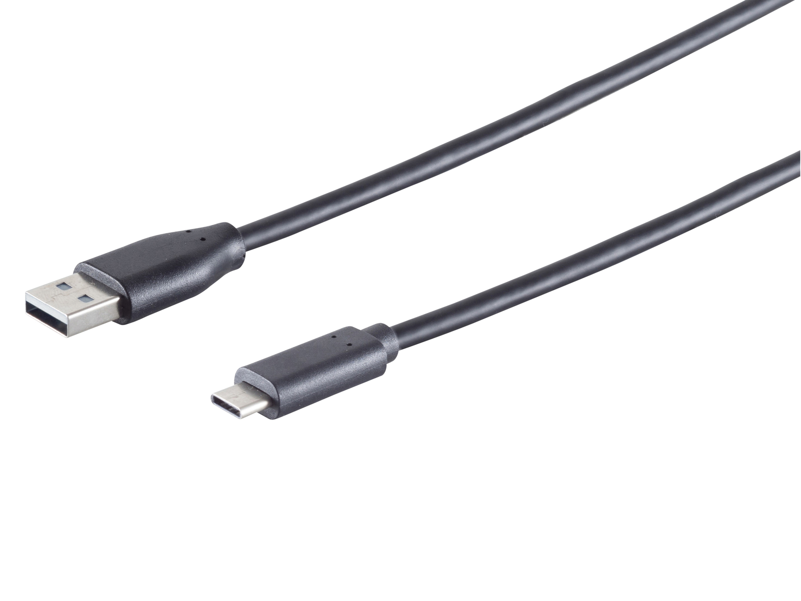 S-IMPULS USB-A Adapterkabel USB-C 20 schwarz 18m