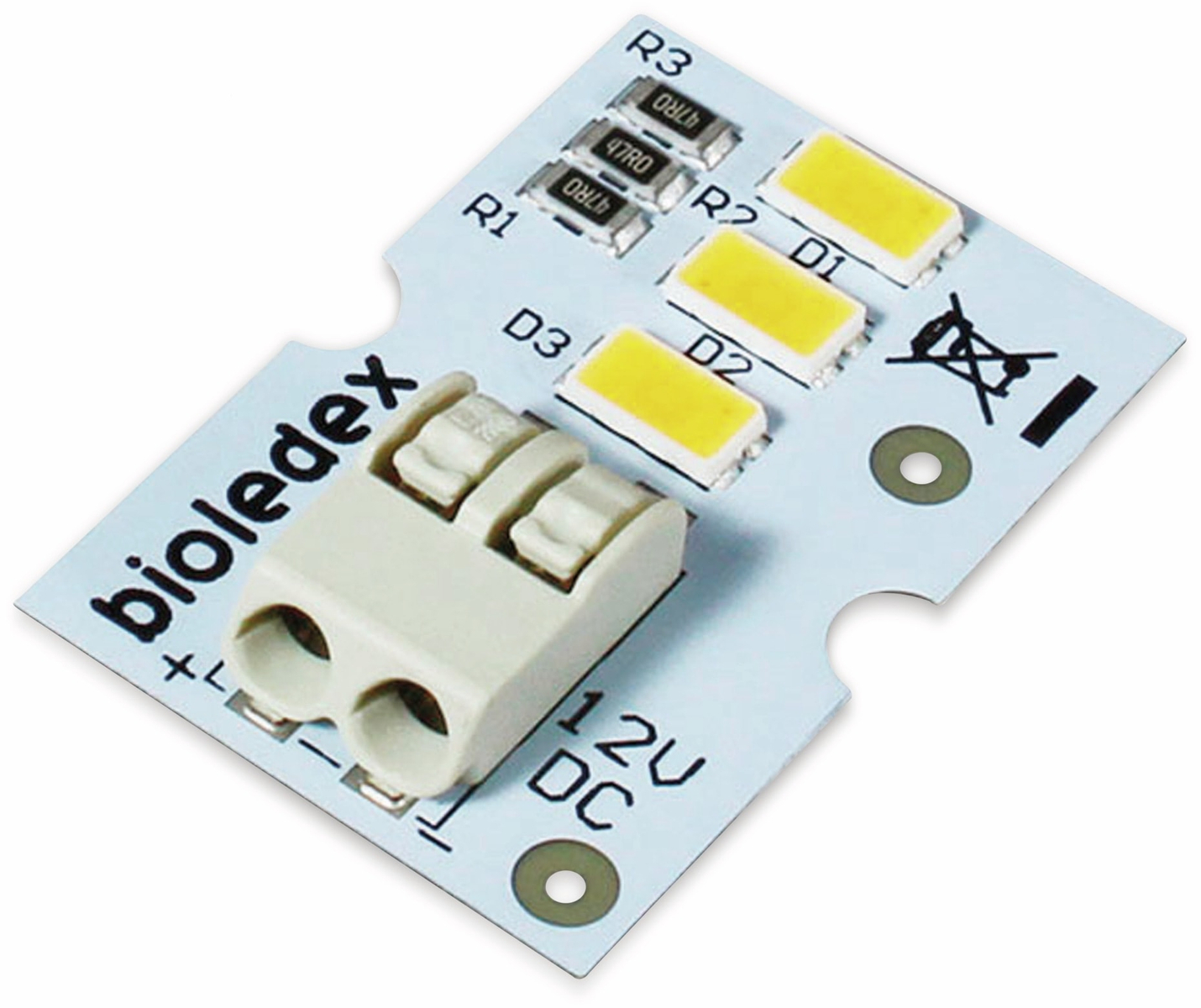 BIOLEDEX LED-Modul, 30x20mm, 12 V-, 1,5 W, 135 Lm, 3000 k, warmweiss
