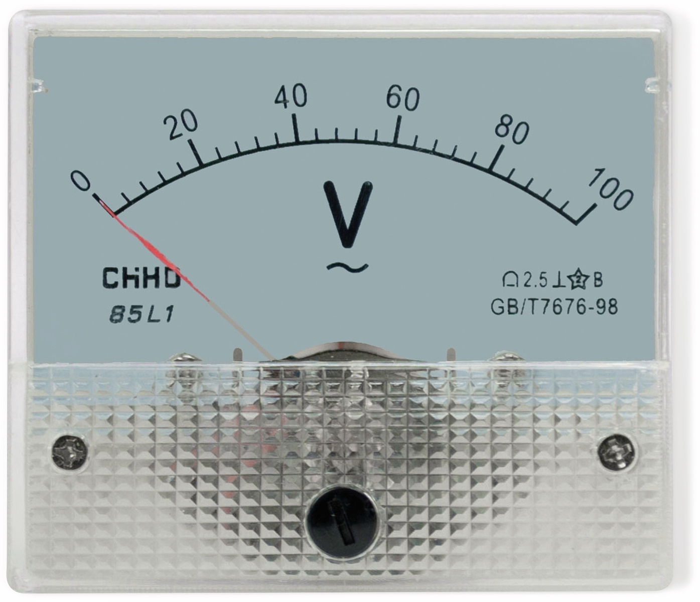 Einbau-Messinstrument 0100 V