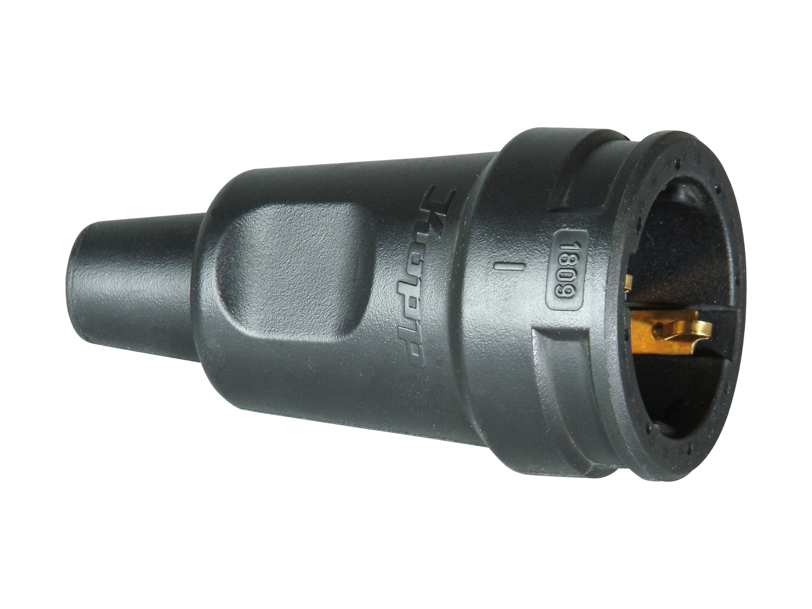 Schutzkontaktgummikupplung für Kabelquerschnitt bis 3×25mm² schwarz - 180916009 - Kopp