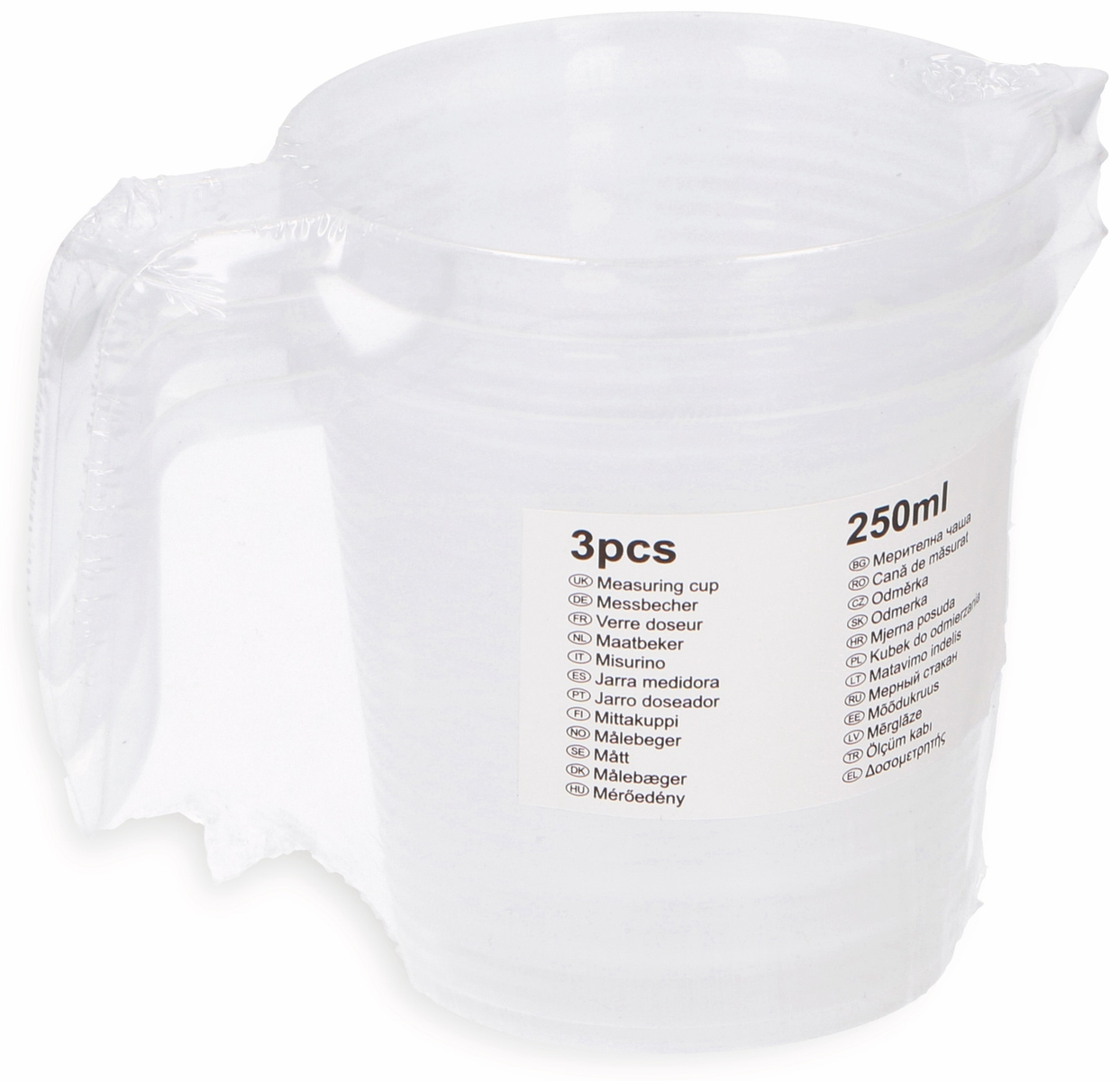 Messbecherset, 3-teilig, 250 ml