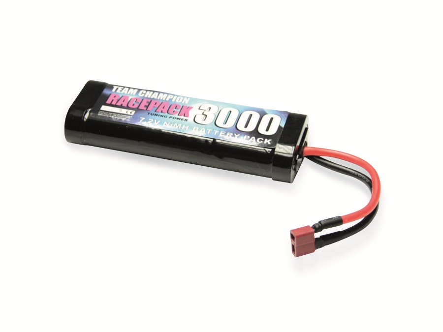TEAM CHAMPION RACEPACK NiMH-Racing-Pack, 7,2V-/3000mAh
