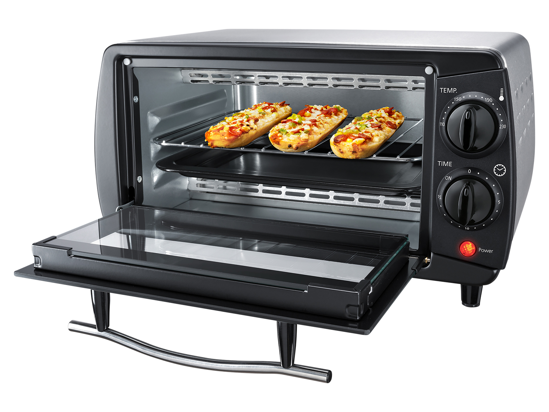 STEBA Mini-Backofen KB 9.2, 9 Liter, mit Backblech, 2 Ebenen, 800W