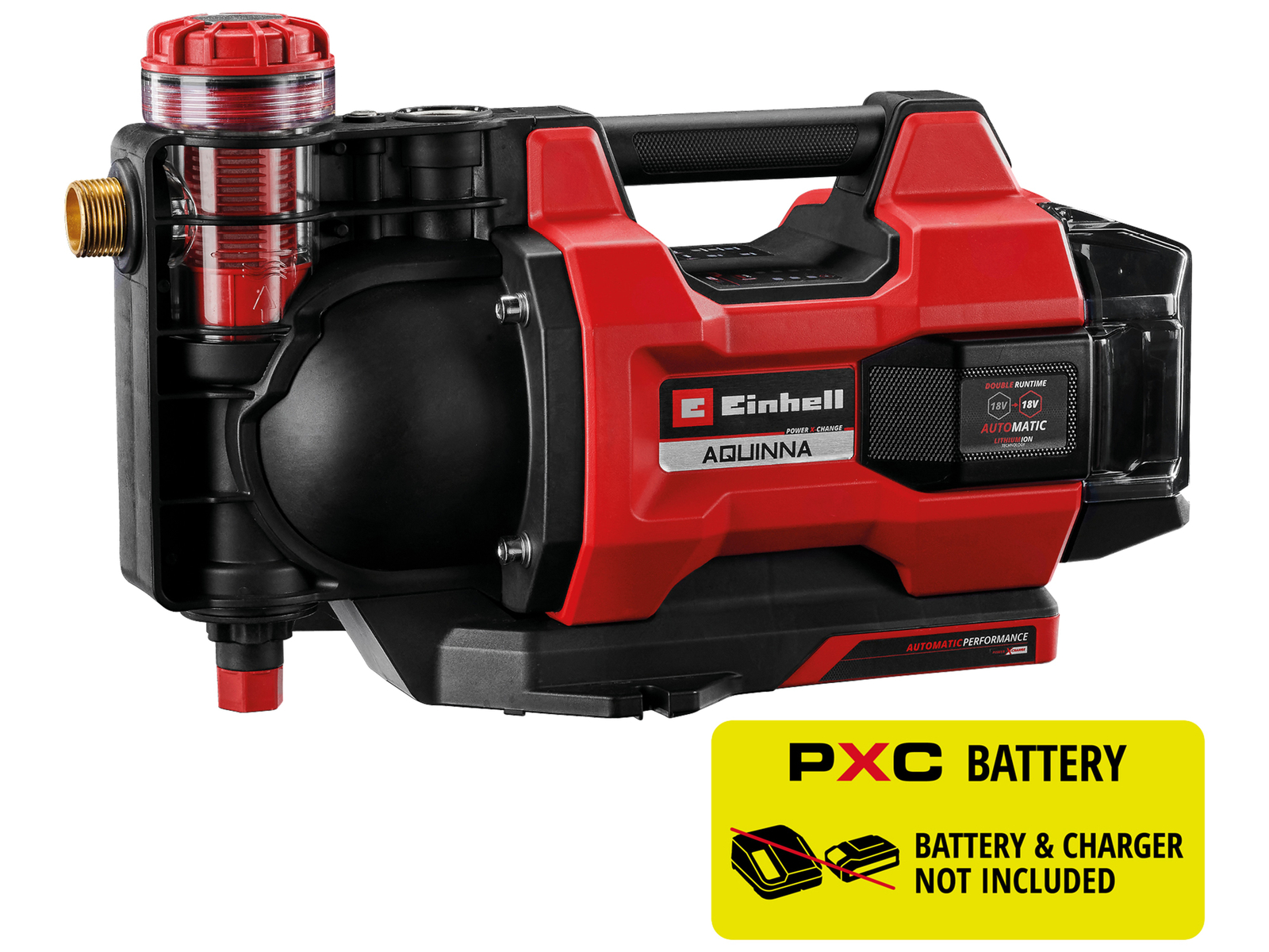 Image of EINHELL Automatische Akku-Gartenpumpe AQUINNA 18/30 F LED AUTOMATIC, Solo