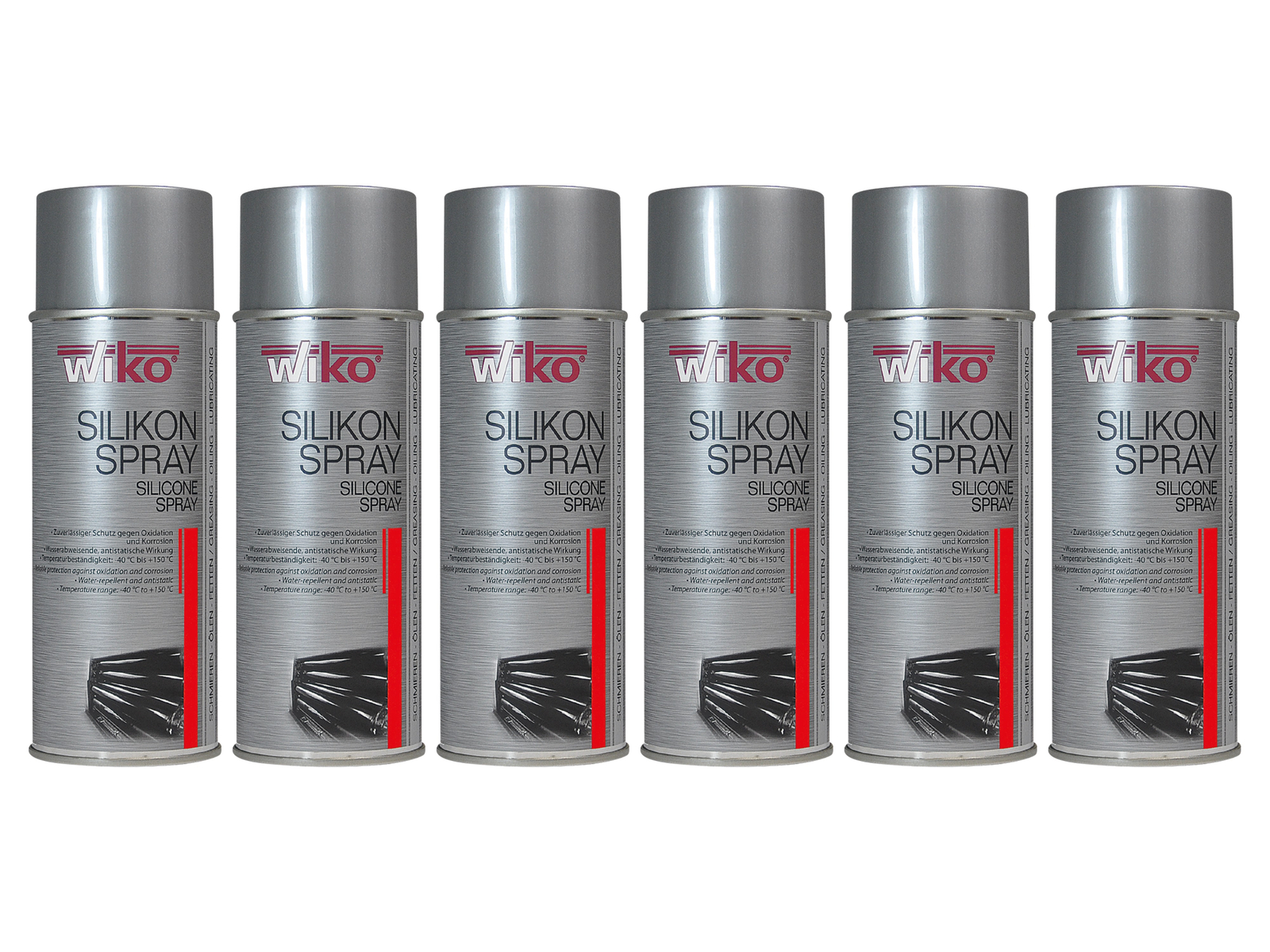 WIKO Silikon-Spray, 400 ml, 6 Stück