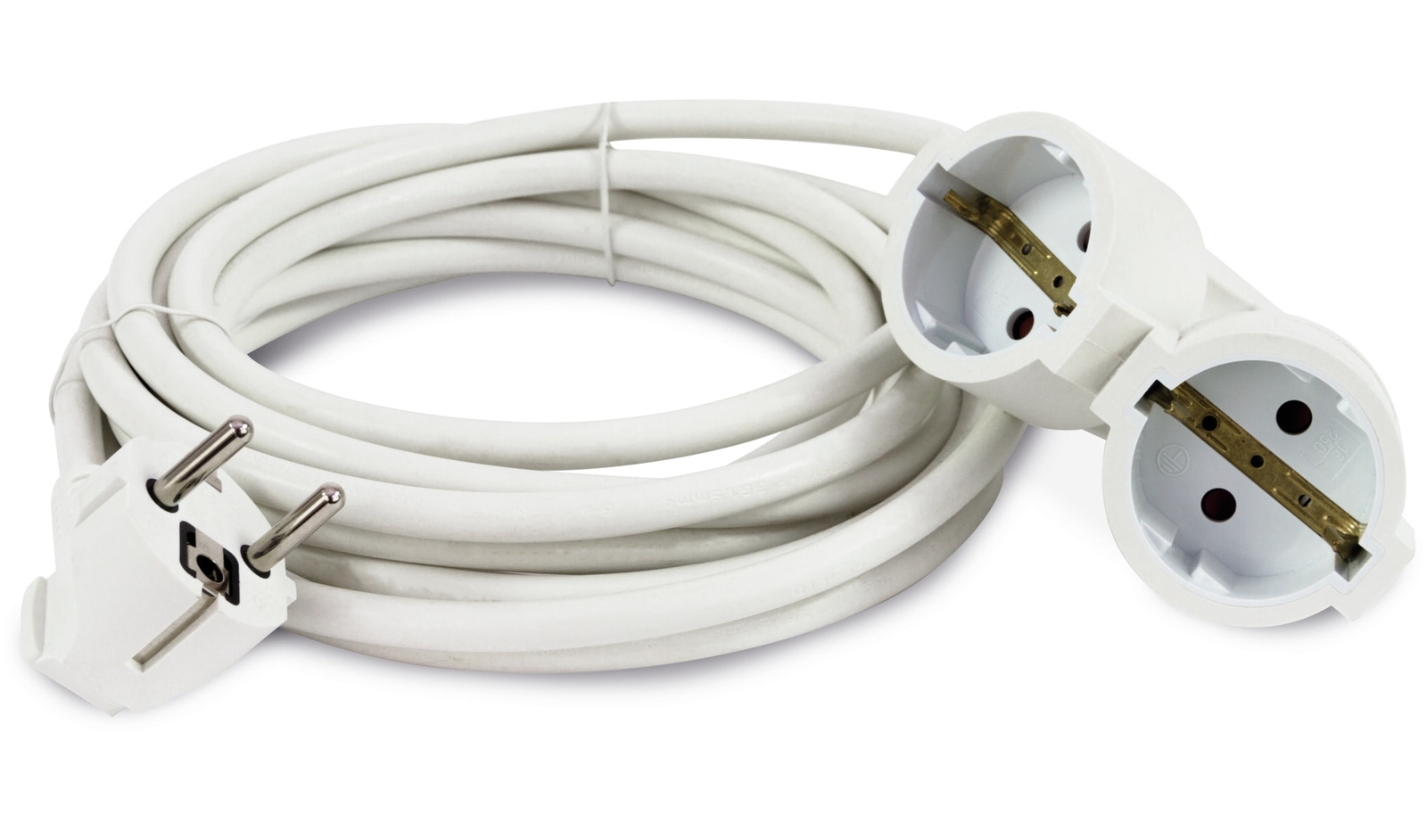 0016032114 Strom Verlängerungskabel 16 a Weiß 300 m H05VV-F 3G 15 mm² - REV