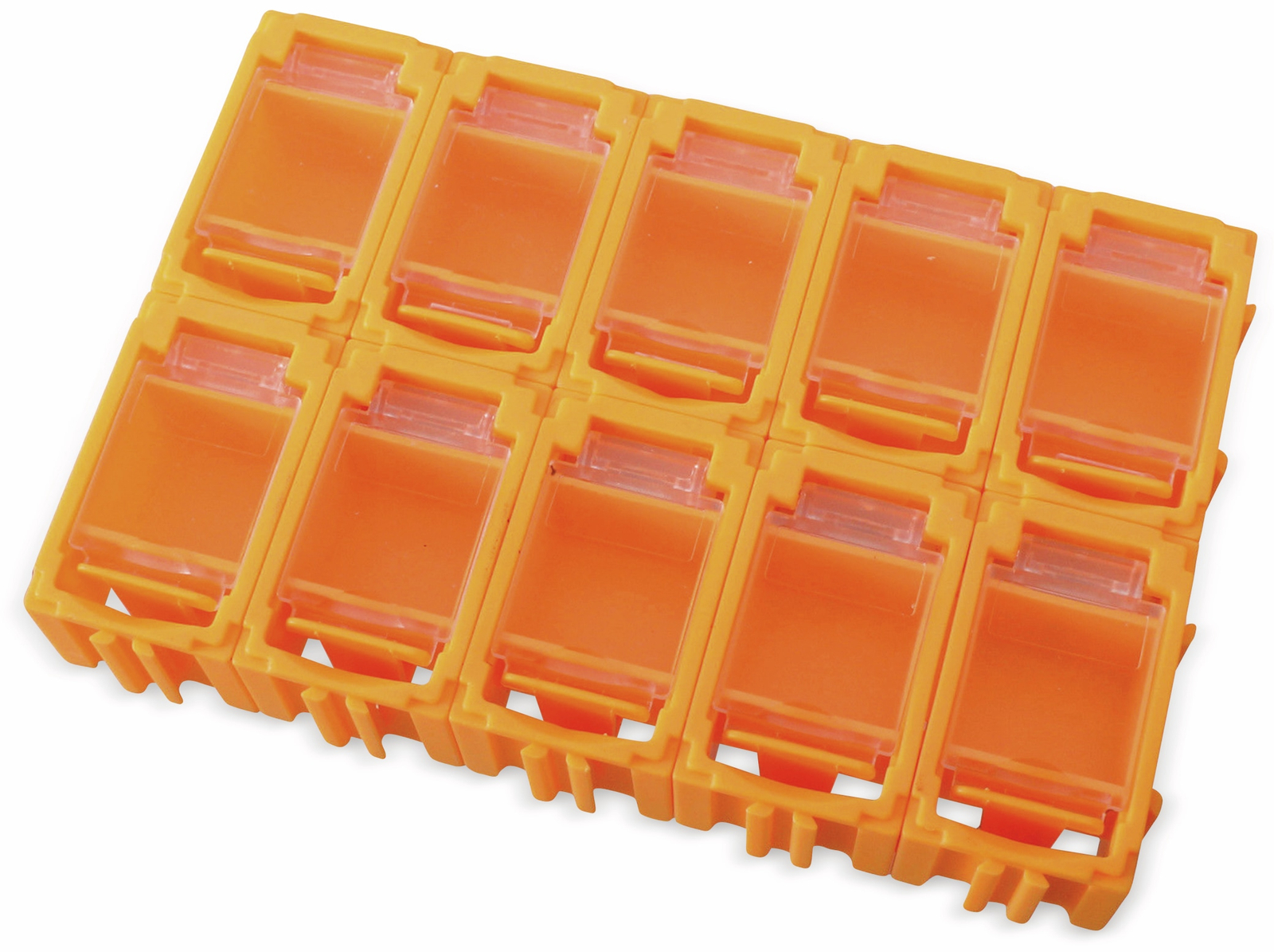 SMD-Container 39x235x18 mm 10 Stk orange