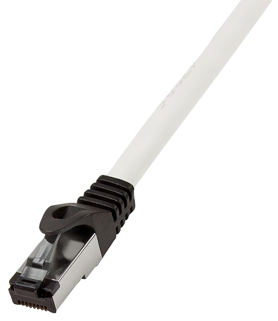 CQ8032S RJ45 Netzwerkkabel Patchkabel cat 81 s ftp 100 m Hellgrau Halogenfrei 1 St - Logilink