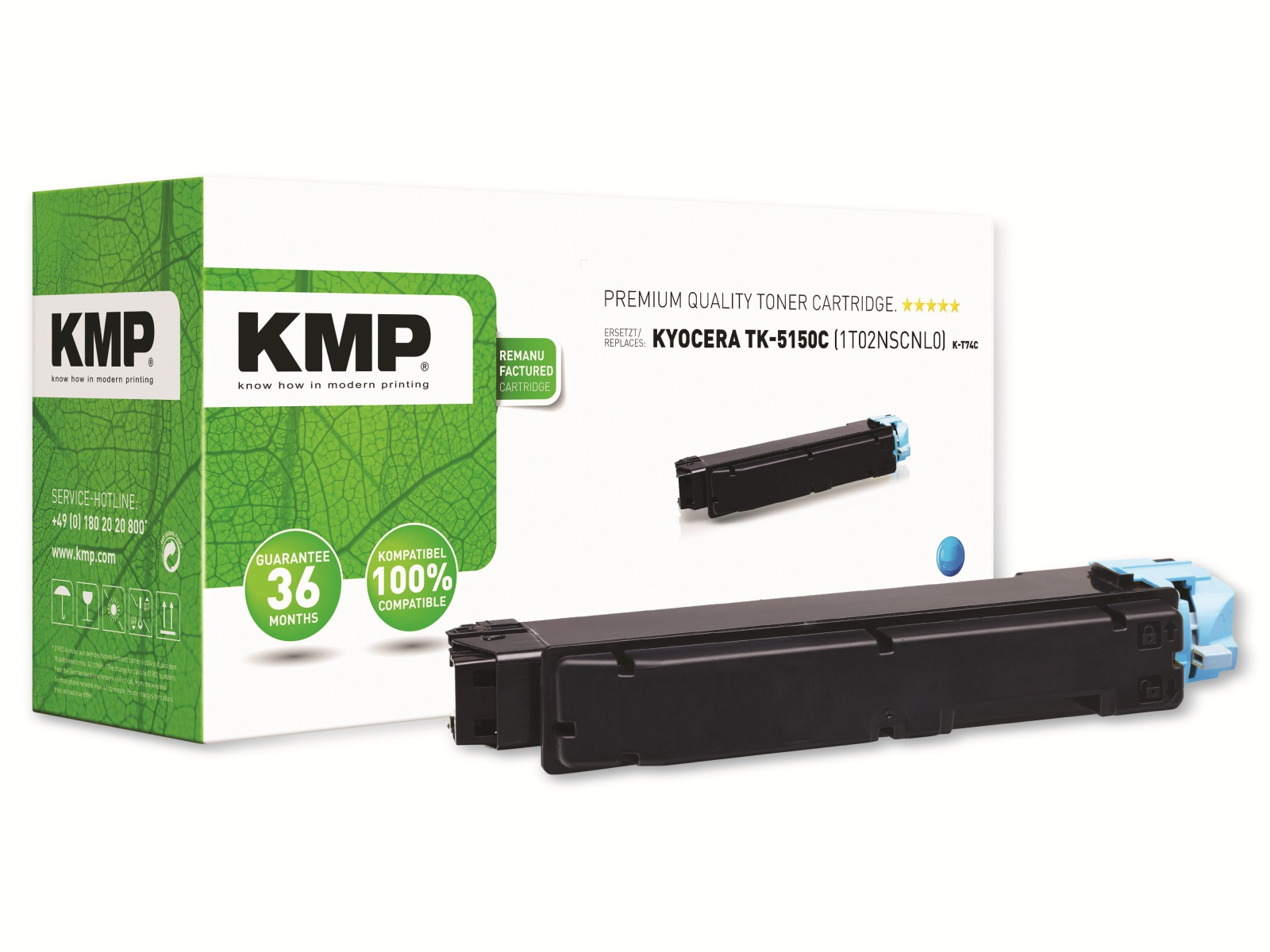 Tonerkassette ersetzt Kyocera TK-5150C Kompatibel Cyan 10000 Seiten K-T74C